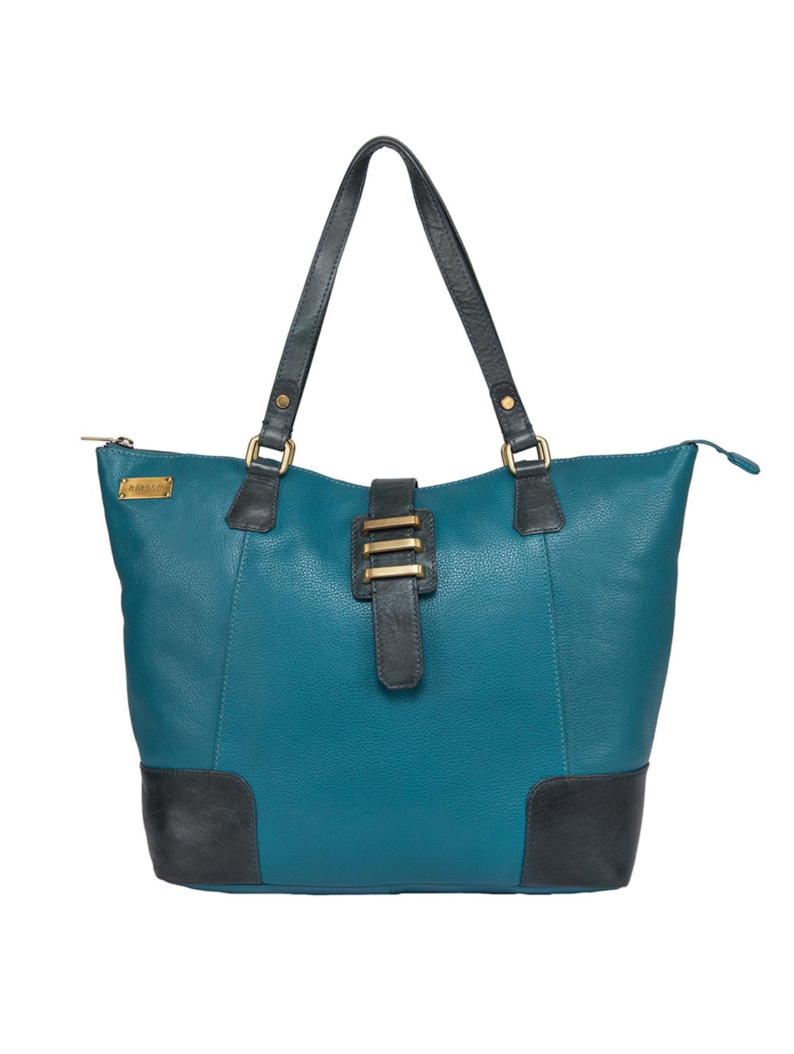 blue leather handbag - 15059341 -  Zoom Image - 0