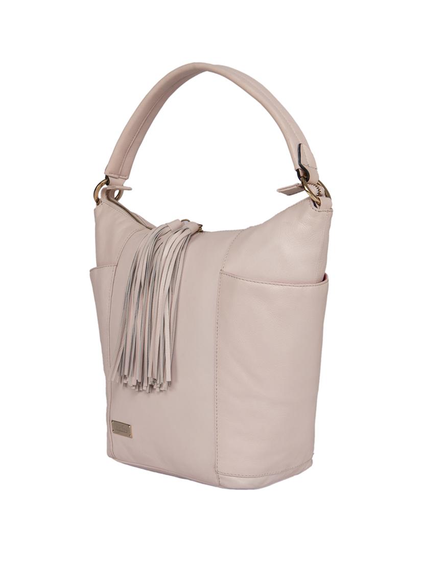 pink leather handbag - 15059351 - Standard Image - 3