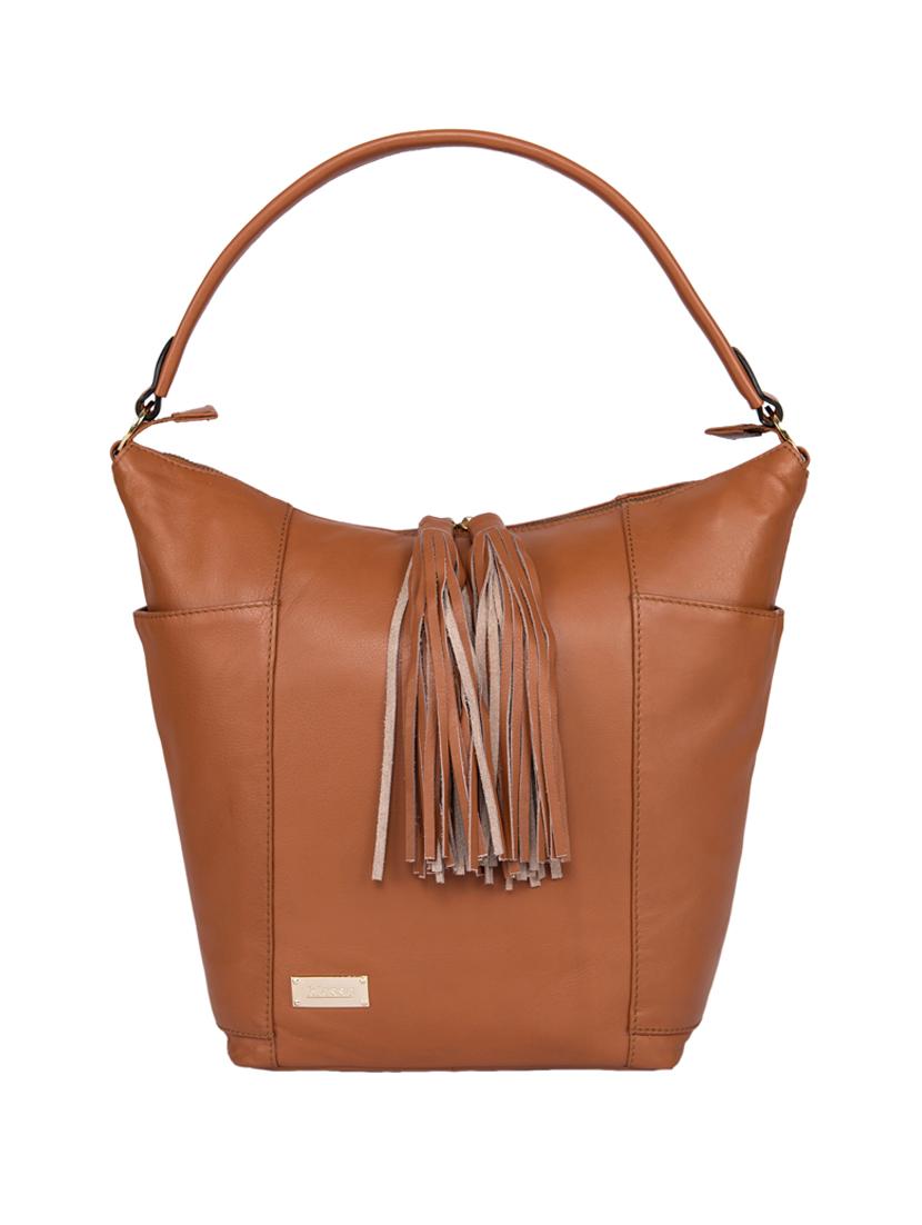 tan leather handbag - 15059352 - Zoom Image - 0