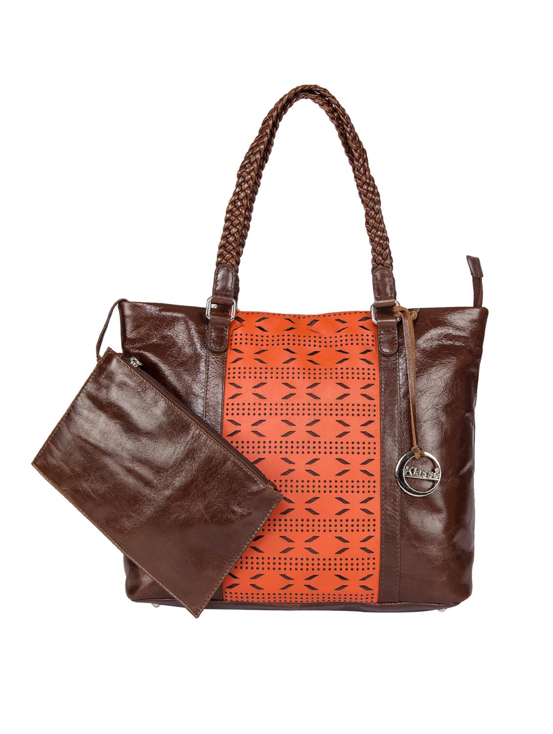brown leather handbag - 15059385 -  Zoom Image - 0