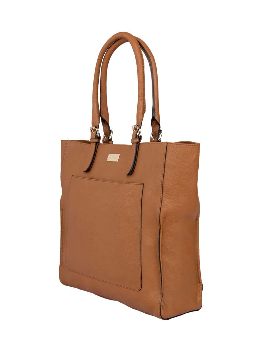 tan leather handbag - 15059387 -  Standard Image - 3