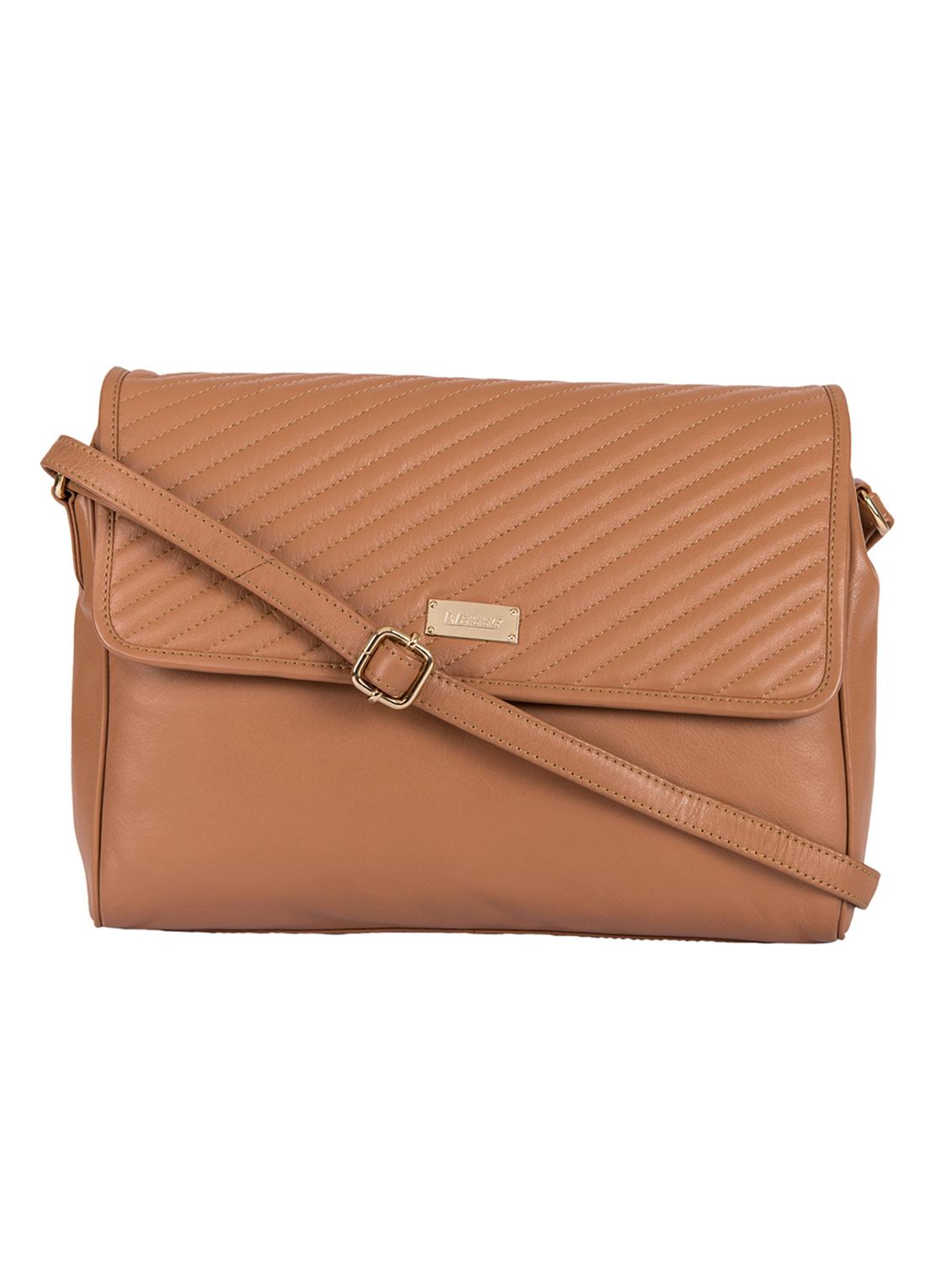 brown leather sling bag - 15059393 -  Zoom Image - 0