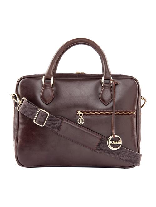brown canvas laptopbag - 15059416 - Standard Image - 0
