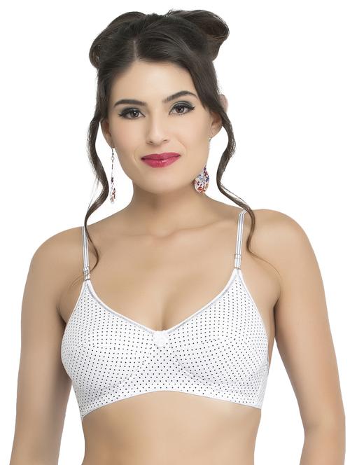 white hosery push up bra - 15063448 -  Standard Image - 0