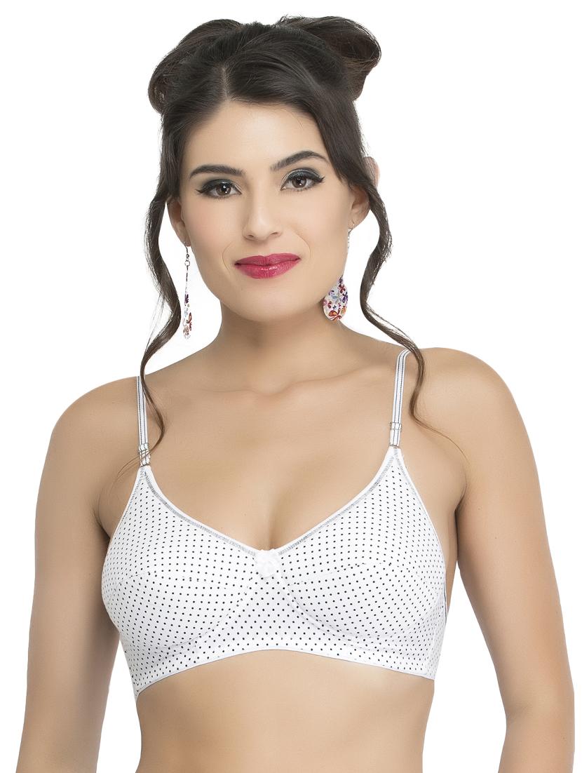 white hosery push up bra - 15063448 -  Zoom Image - 0