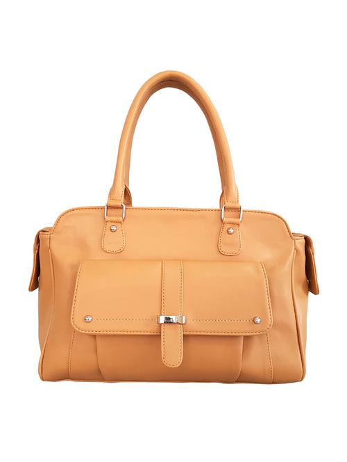 tan leatherette (pu) handbag - 15067545 - Standard Image - 0