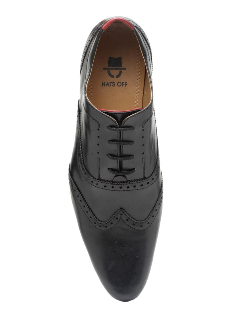black lace-up oxford - 15069752 - Standard Image - 3