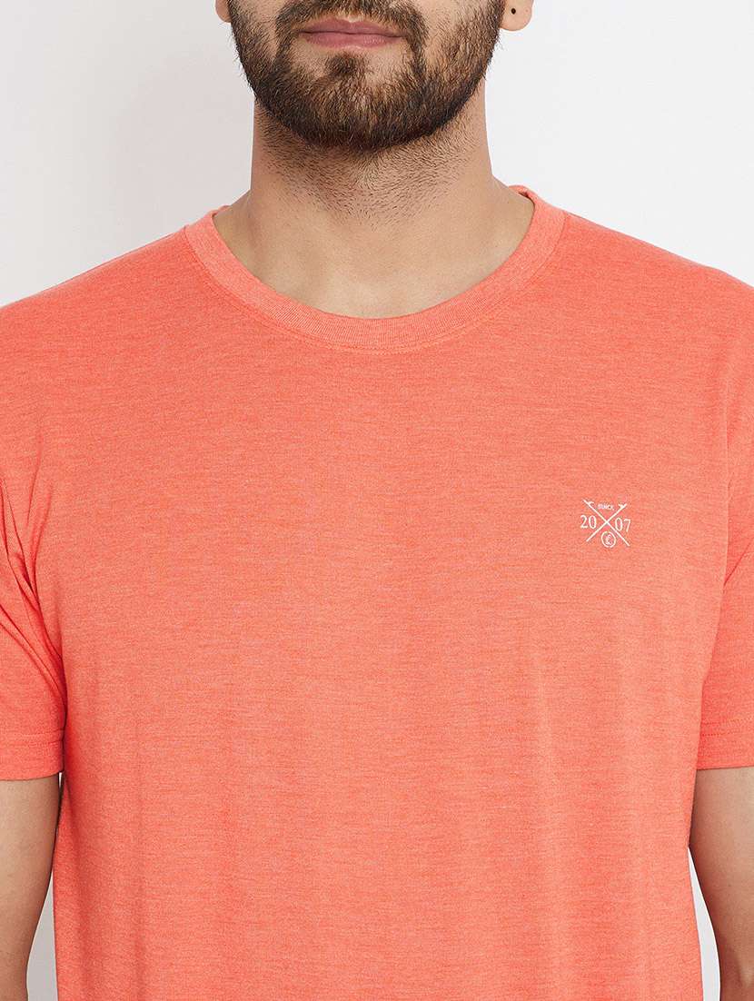 peach cotton t-shirt - 15070941 -  Standard Image - 3