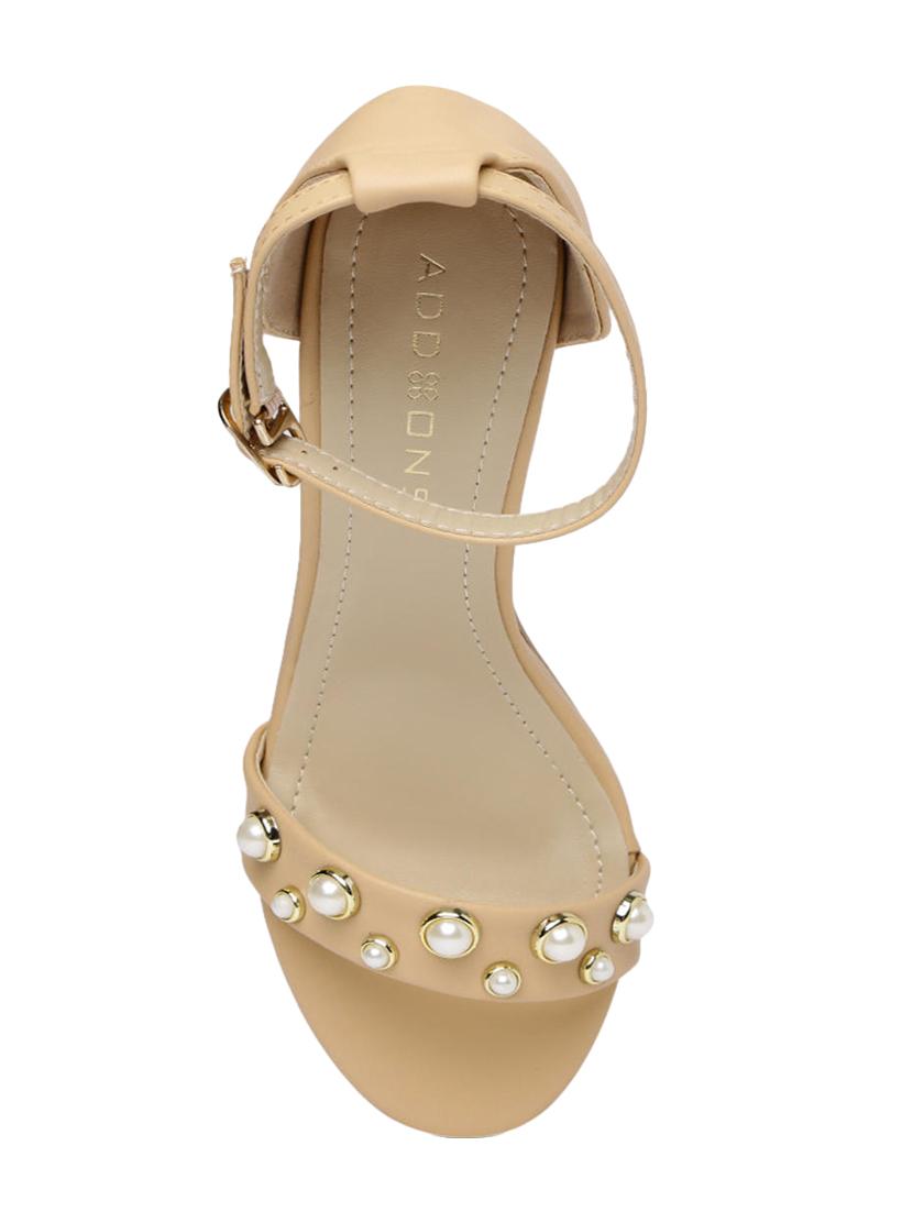 beige ankle strap sandal - 15071930 - Standard Image - 3