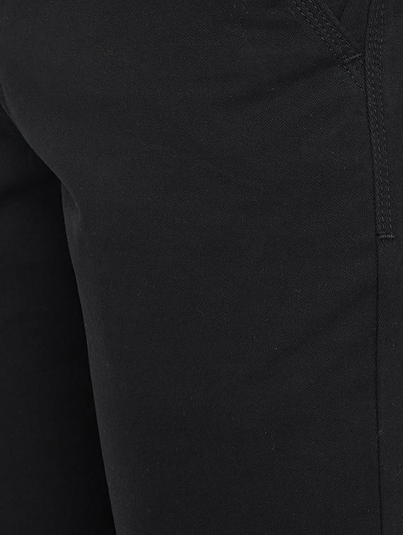 black cotton chinos - 15072918 - Standard Image - 3