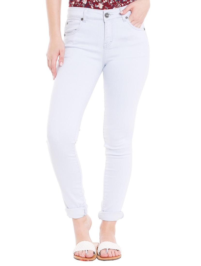 white denim jeans - 15075682 -  Zoom Image - 0