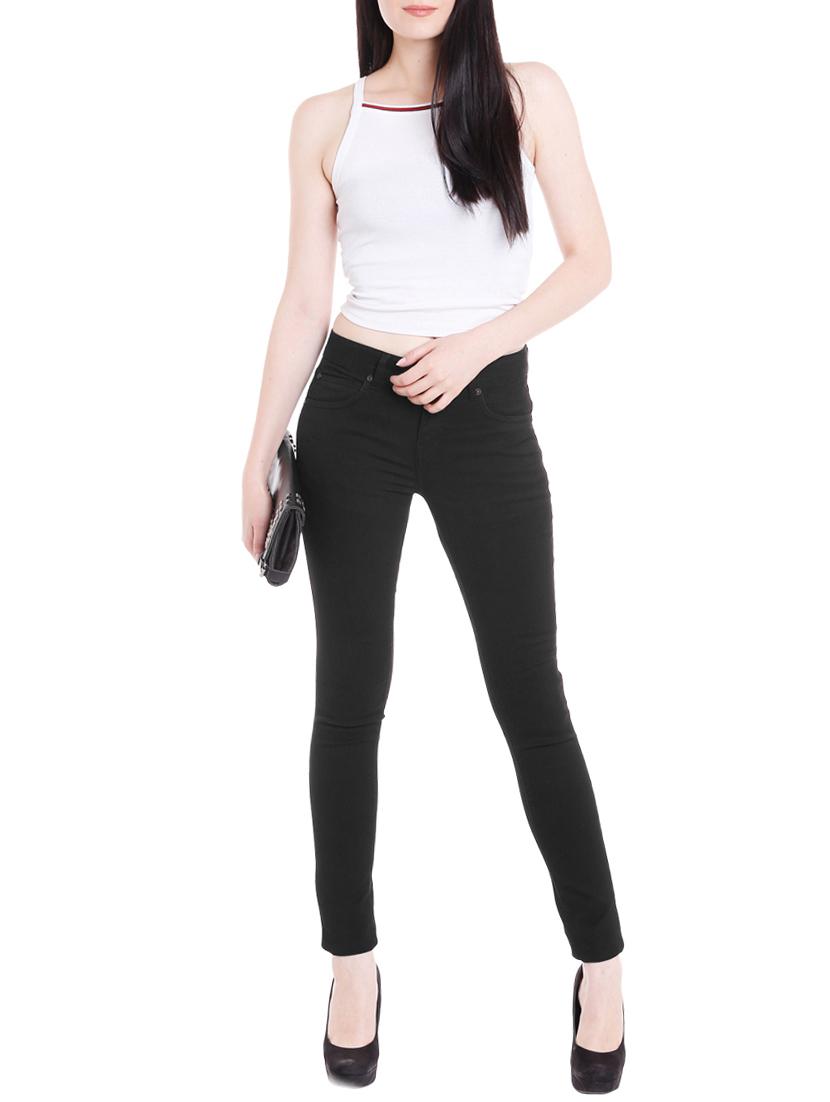 solid black denim jeans - 15075684 - Standard Image - 3