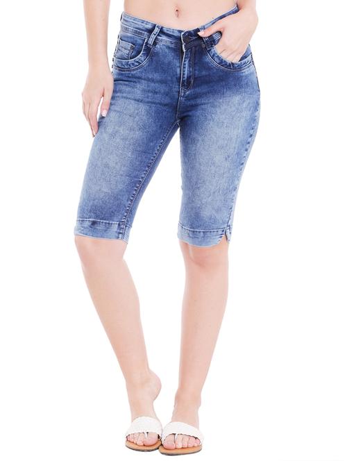 blue denim shorts - 15075699 -  Standard Image - 0