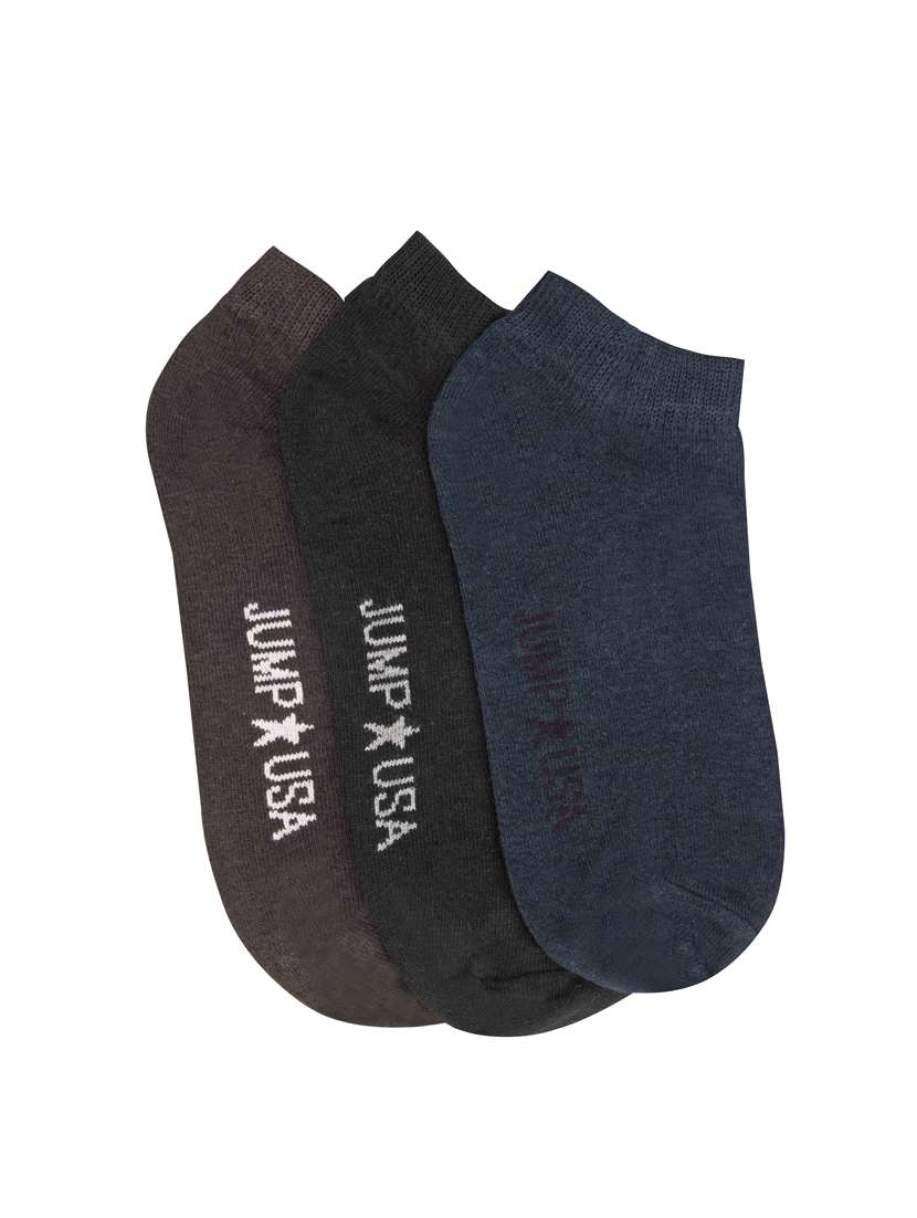 multi colored cotton ankle length socks