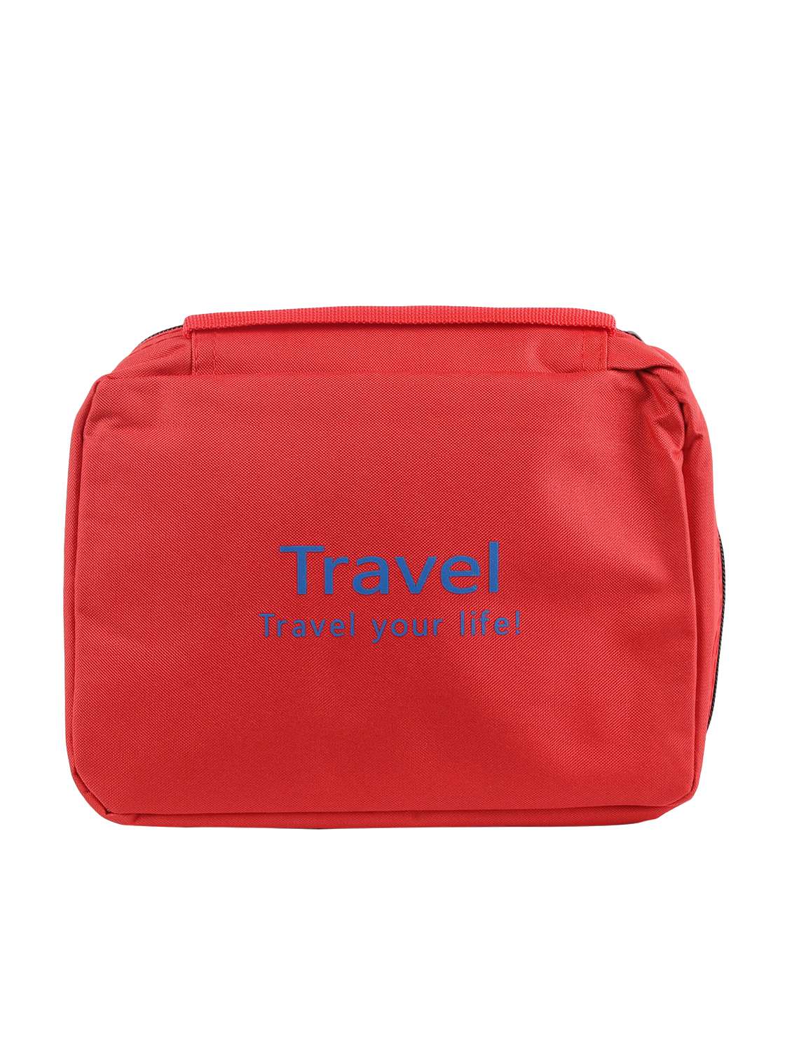 red polyester utility bag