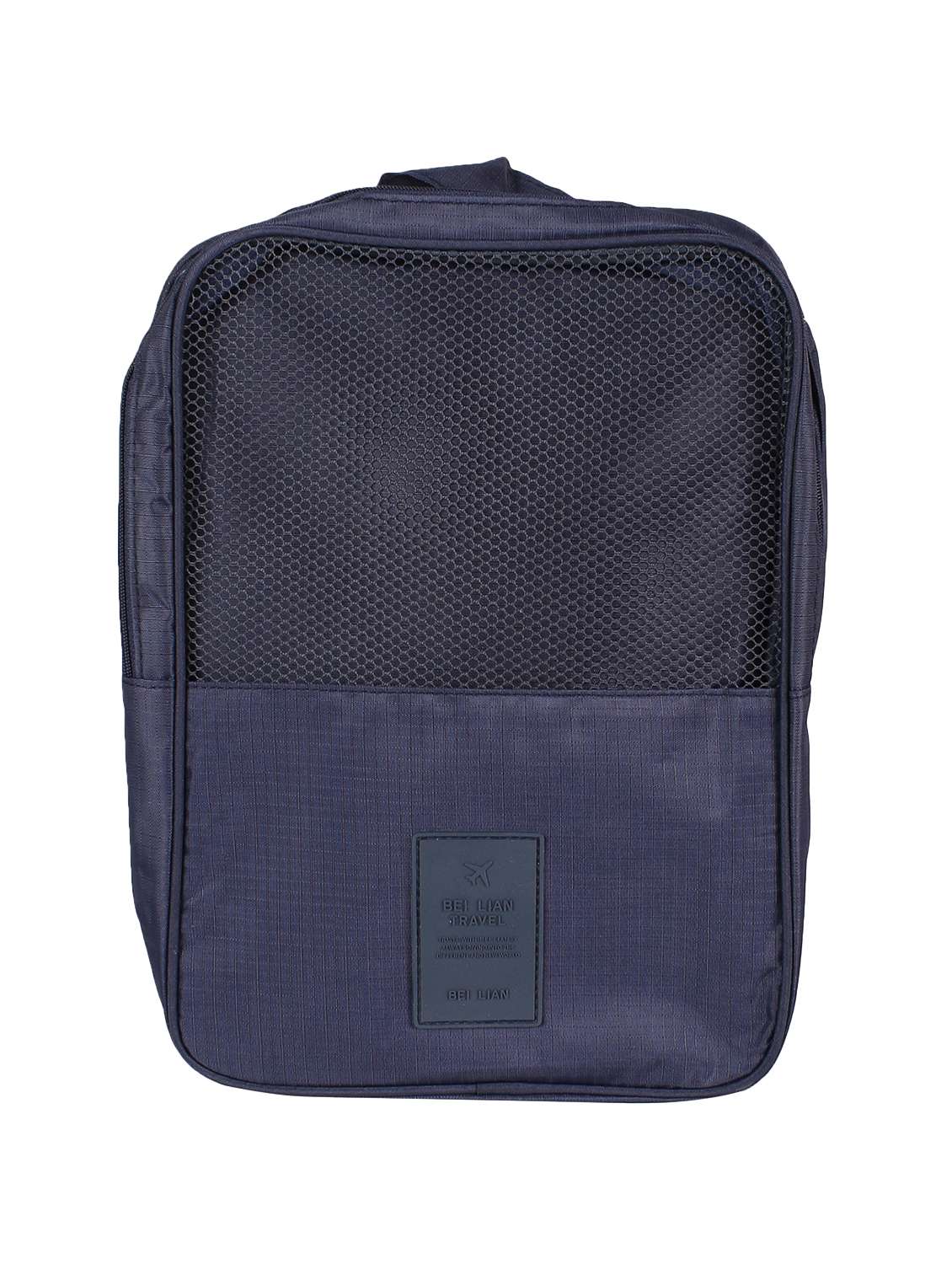 blue polyester utility bag