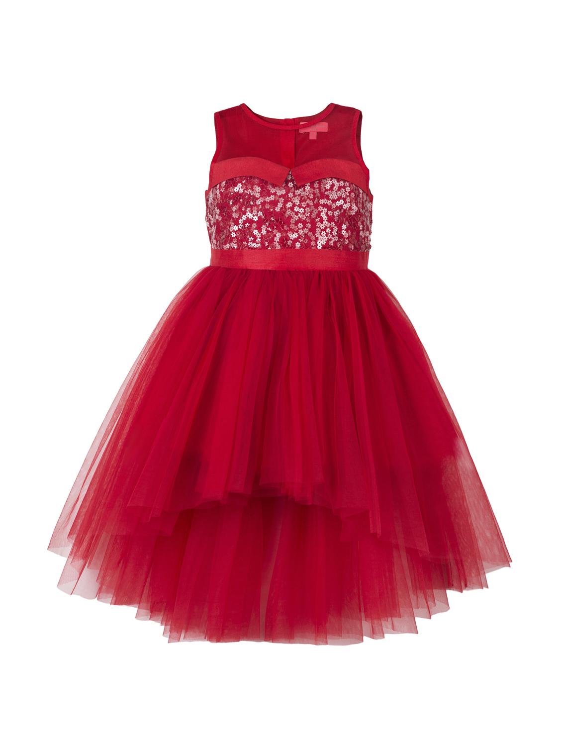 red net frock - 15084749 -  Zoom Image - 0