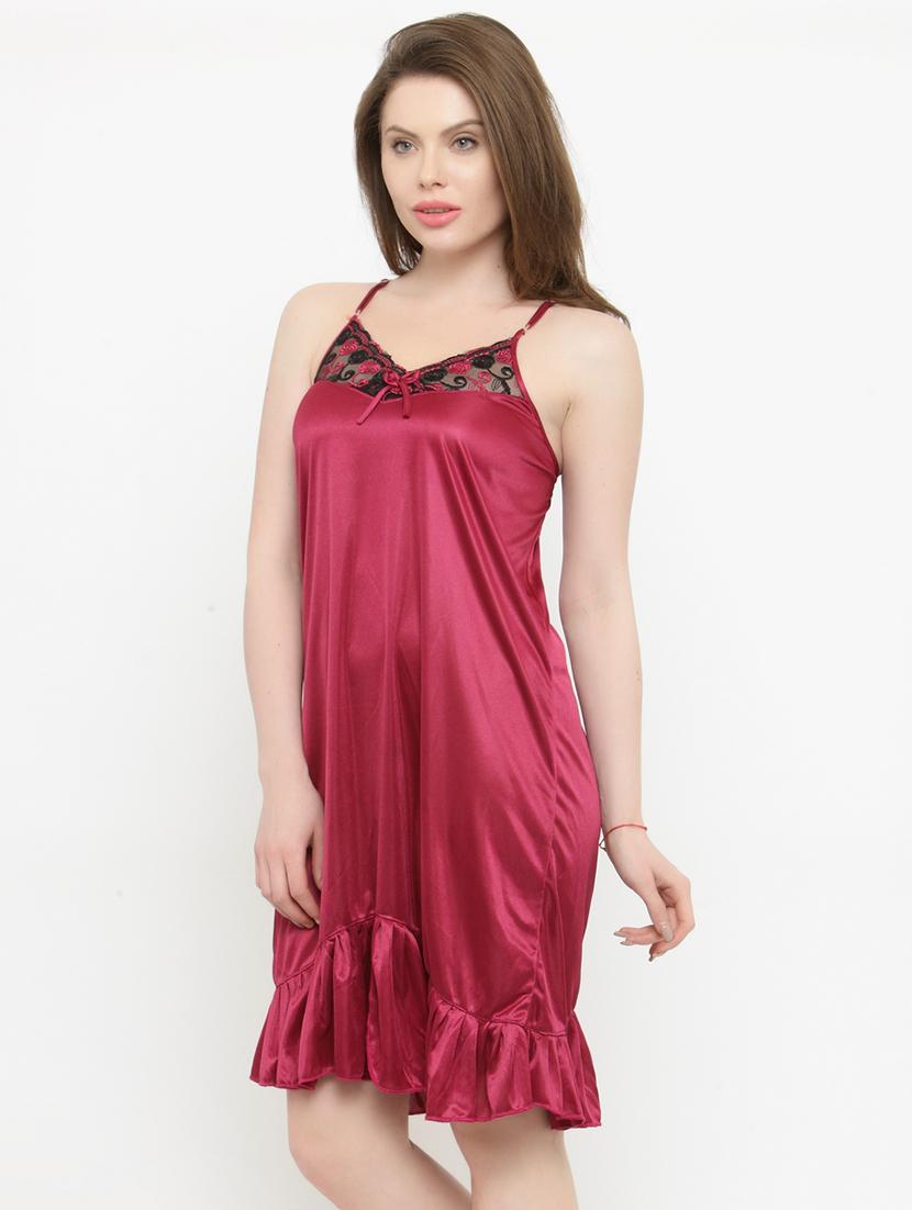Buy Red Solid Satin Short Nighty By N Gal Online Shopping For Sleepshirts Nighties In India 15090896 Buy Red Solid Satin Short Nighty By N Gal Online Shopping For Sleepshirts Nighties In India 15090896