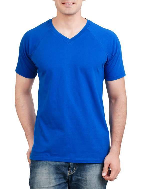 blue cotton tshirt