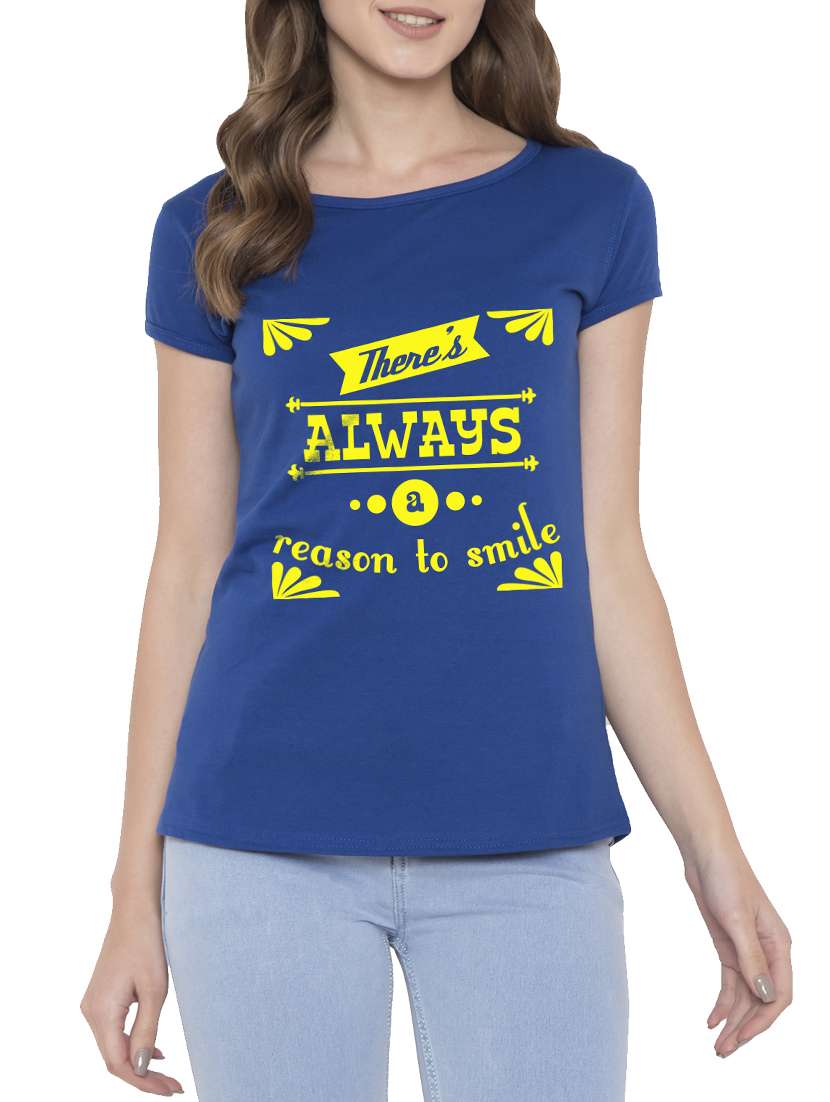 round neck quirky print tee