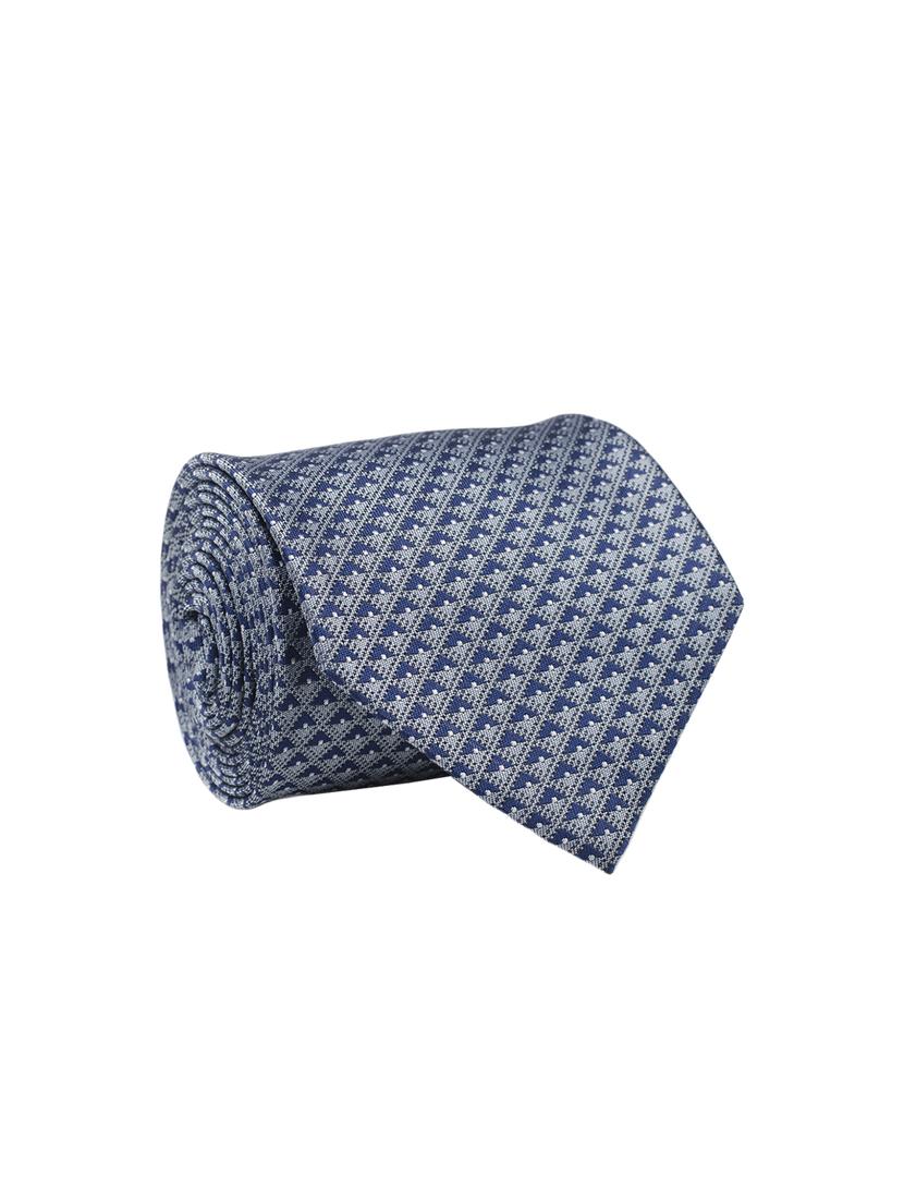 blue micro fiber tie - 15114526 -  Zoom Image - 0