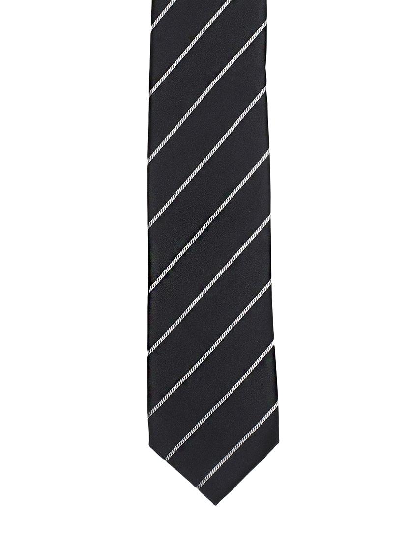 black micro fiber tie - 15114587 - Standard Image - 3