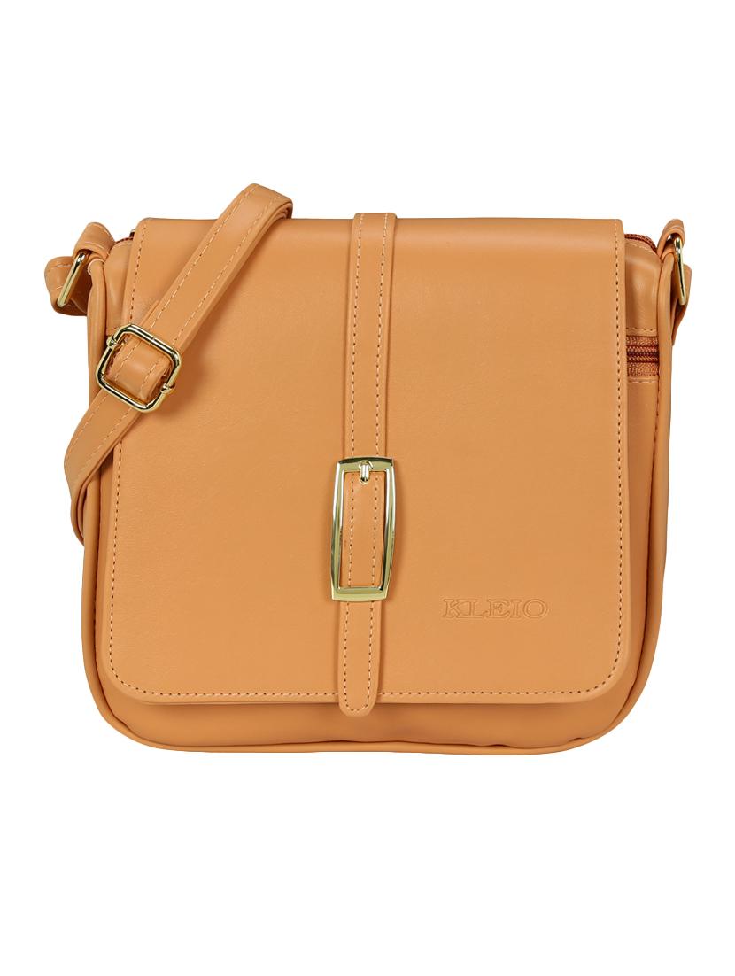 pink leatherette regular sling bag - 15116767 - Zoom Image - 0