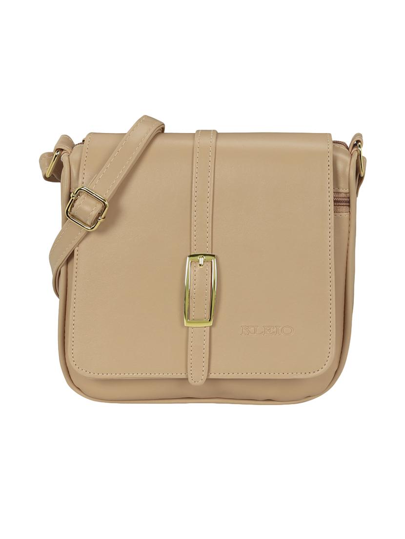 cream leatherette  regular sling bag - 15116992 -  Zoom Image - 0