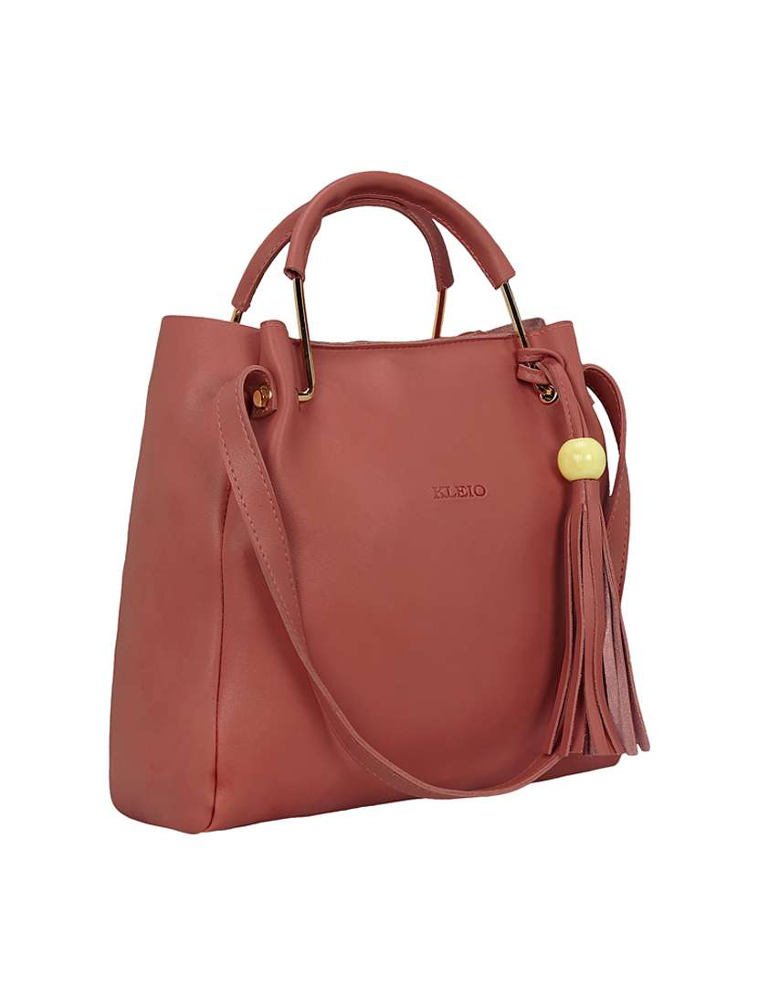 wine leatherette tote - 15117133 -  Standard Image - 3