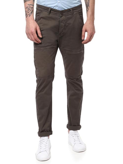 grey cotton chinos - 15124454 -  Standard Image - 0