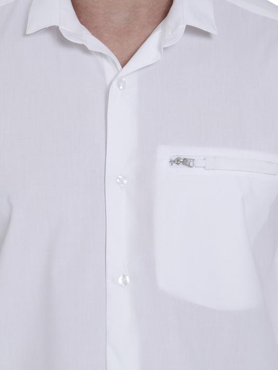 white cotton casual shirt - 15124565 - Standard Image - 3