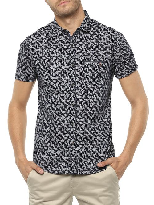 blue cotton casual shirt - 15124623 -  Standard Image - 0