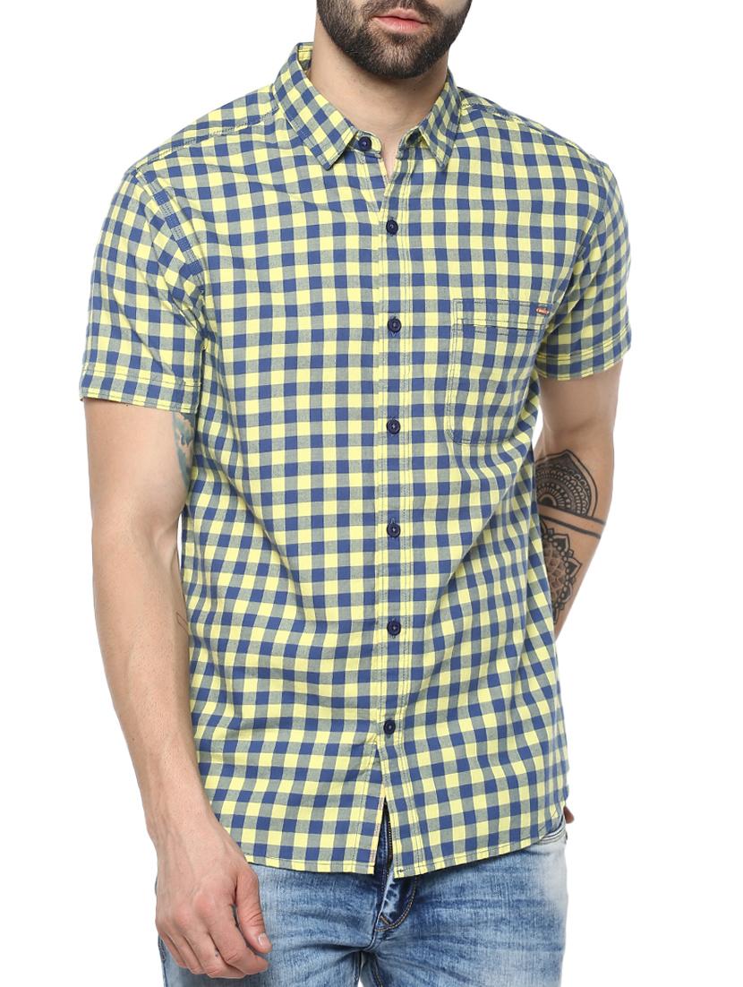 multi colored cotton casual shirt - 15124637 -  Zoom Image - 0