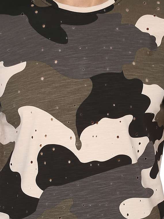 multi colored cotton all over print t-shirt - 15124726 -  Standard Image - 3