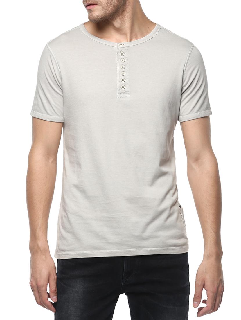 grey cotton t-shirt - 15124748 -  Zoom Image - 0