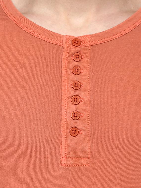 orange cotton t-shirt - 15124749 - Standard Image - 3