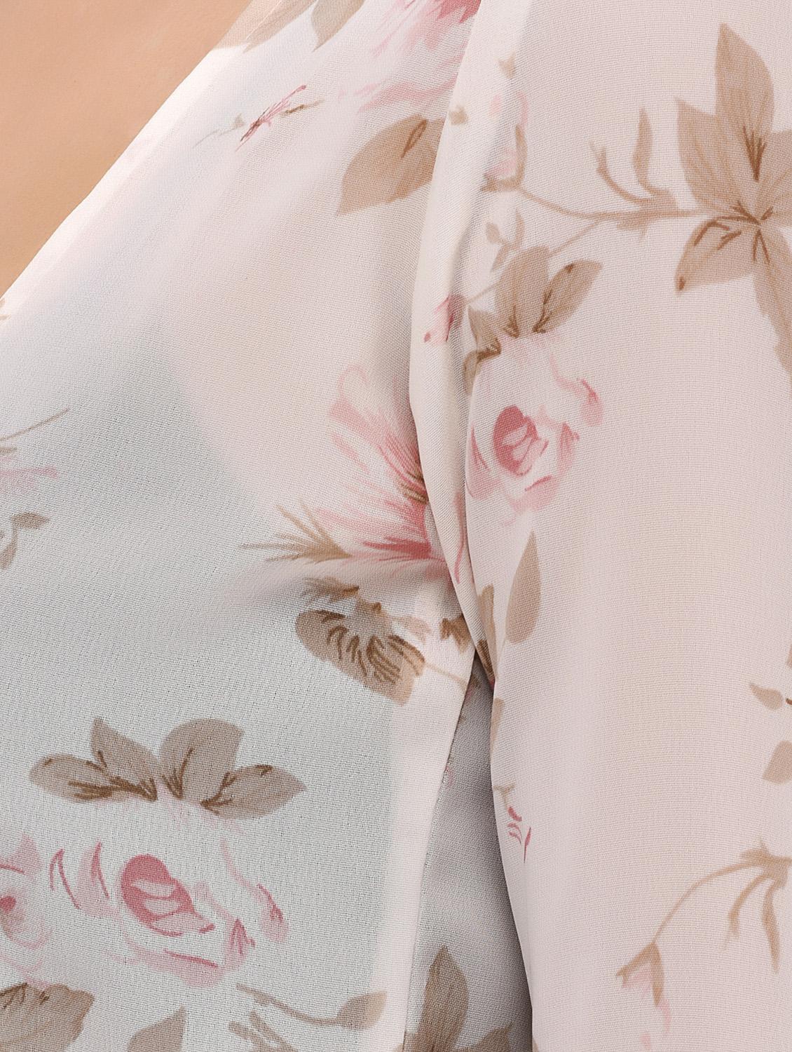 white floral shrug - 15128206 - Standard Image - 3