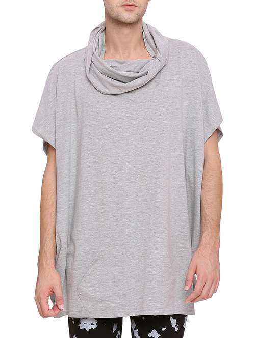 grey cotton shrug - 15135282 - Standard Image - 0