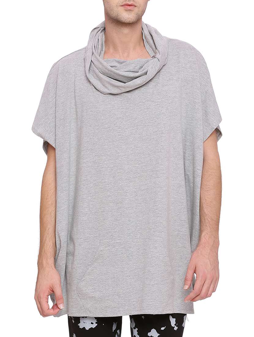 grey cotton shrug - 15135282 - Zoom Image - 0