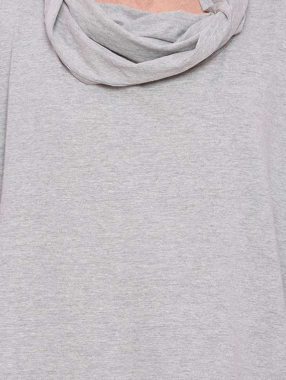 grey cotton shrug - 15135282 - Standard Image - 3