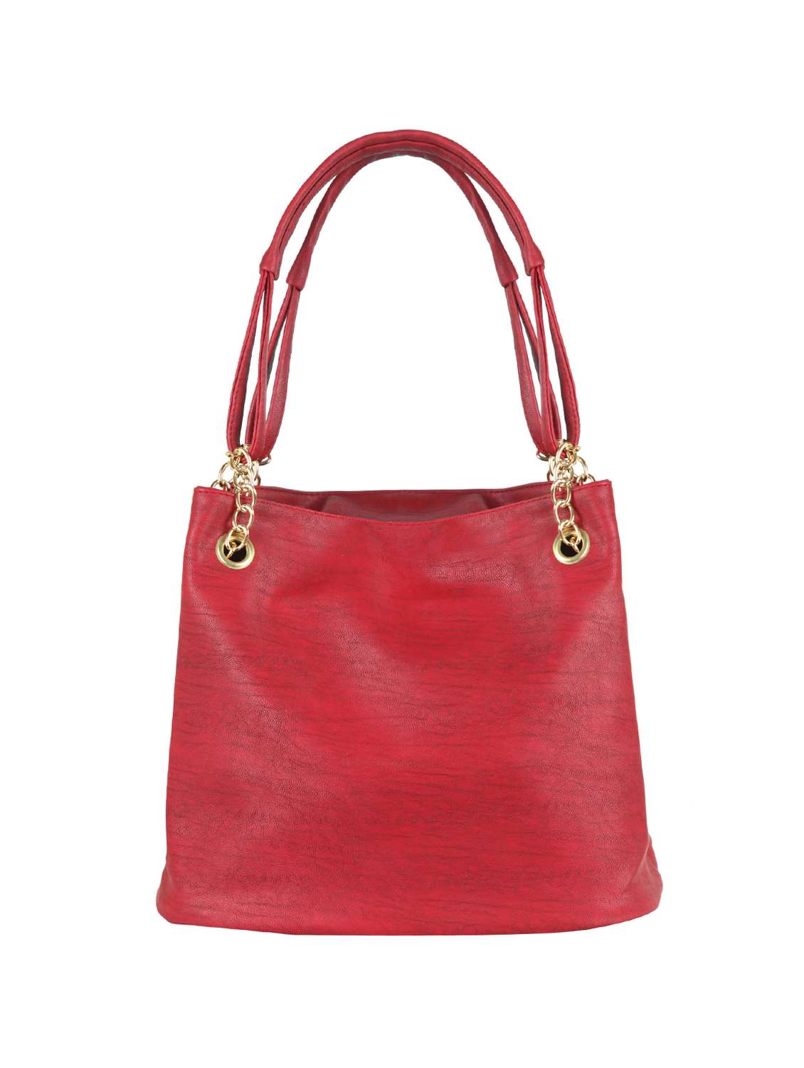 red leatherette regular handbag - 15136450 - Zoom Image - 0