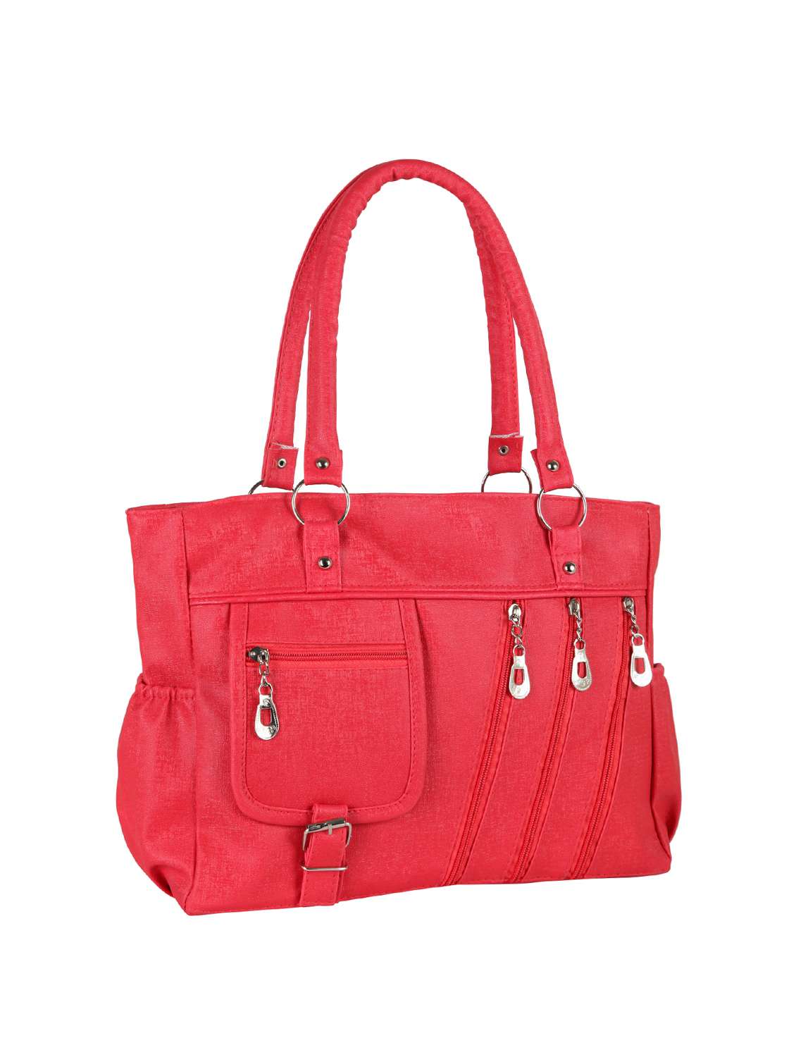 pink leatherette  regular handbag - 15136473 -  Standard Image - 3