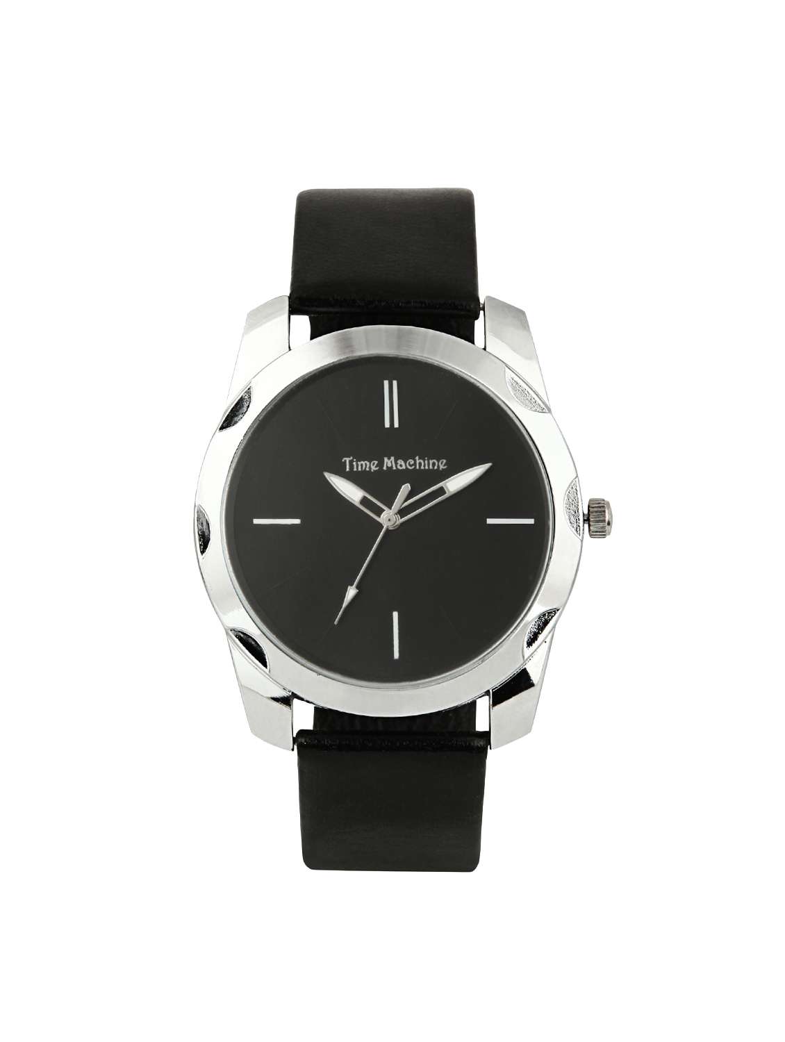 black round dial analog watch