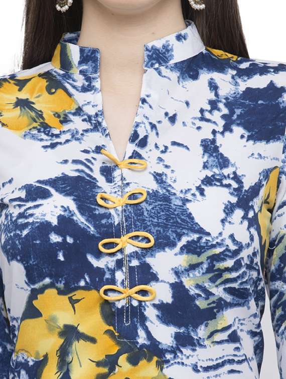 women's straight kurta - 15137063 - Standard Image - 3