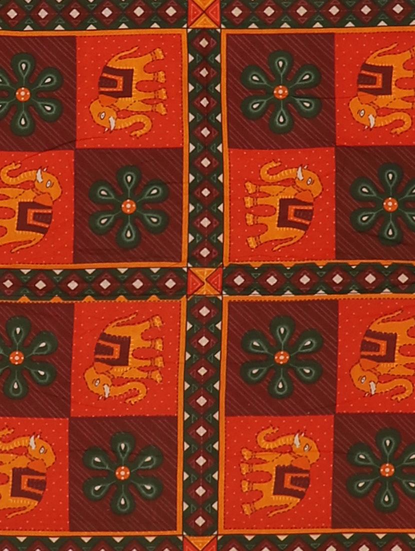 jaipuri traditional double bedsheet with 2 pillow covers - 15138192 - Standard Image - 3