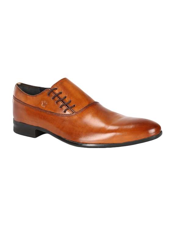 Buy online Brown Side Lace-up Oxford from Formal Shoes for Men by