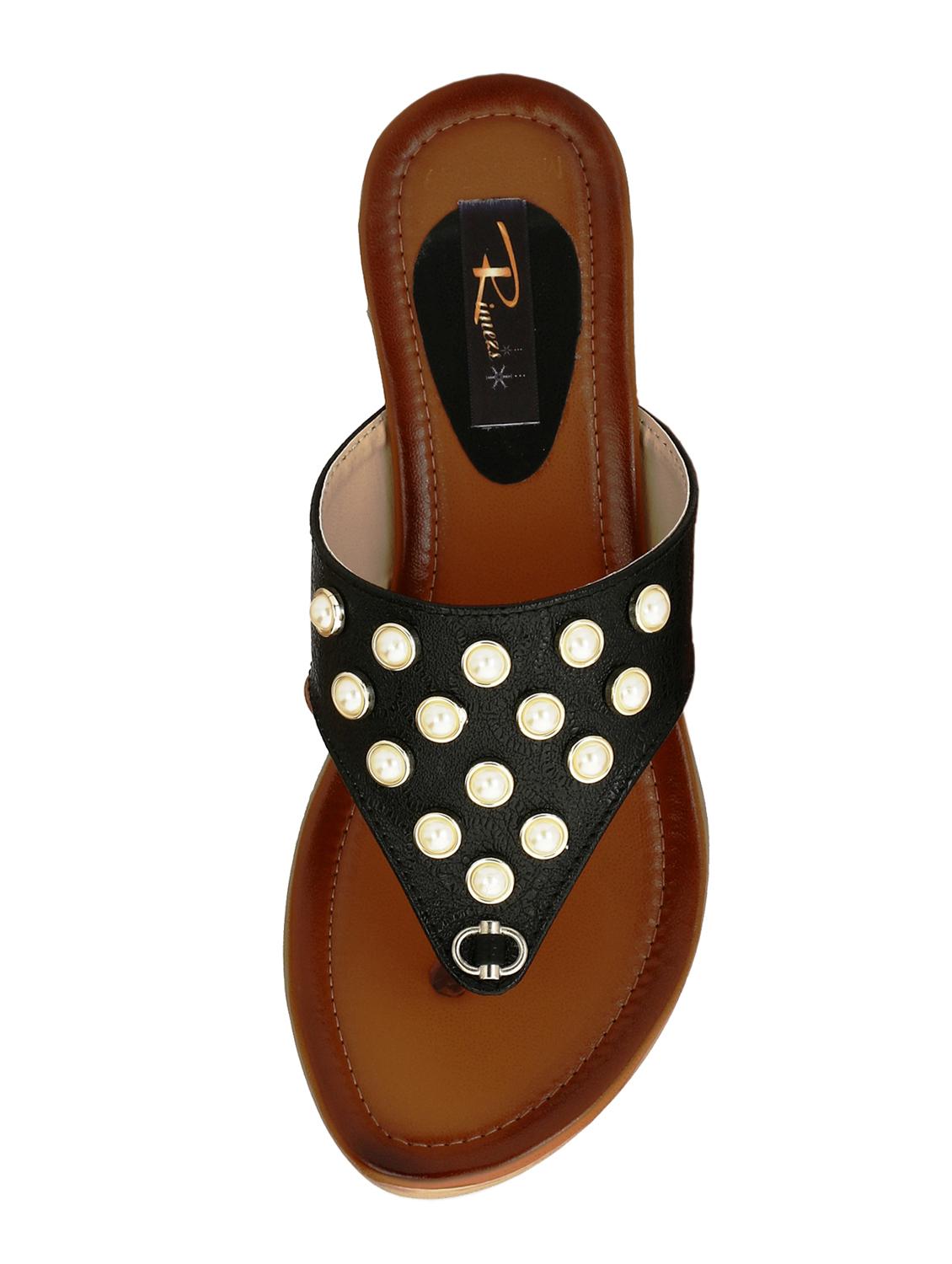 black open thong sandal - 15140158 - Standard Image - 3