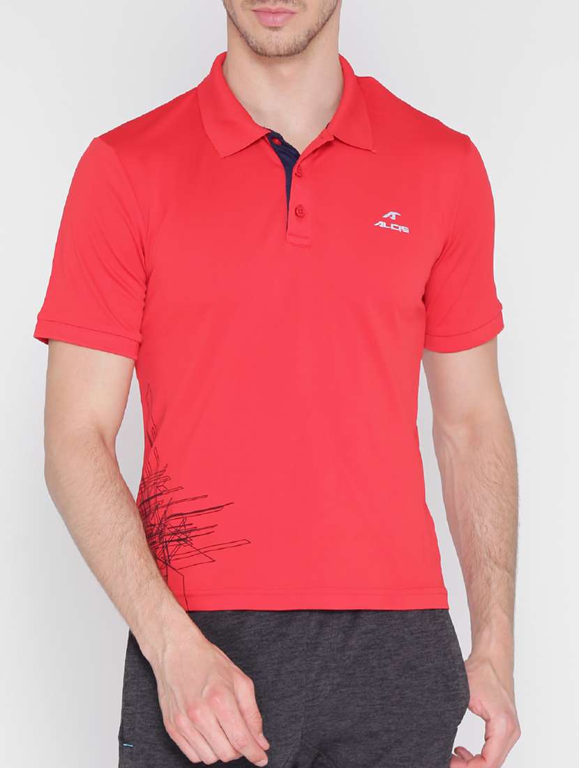 red polyester tshirt - 15141047 - Zoom Image - 0