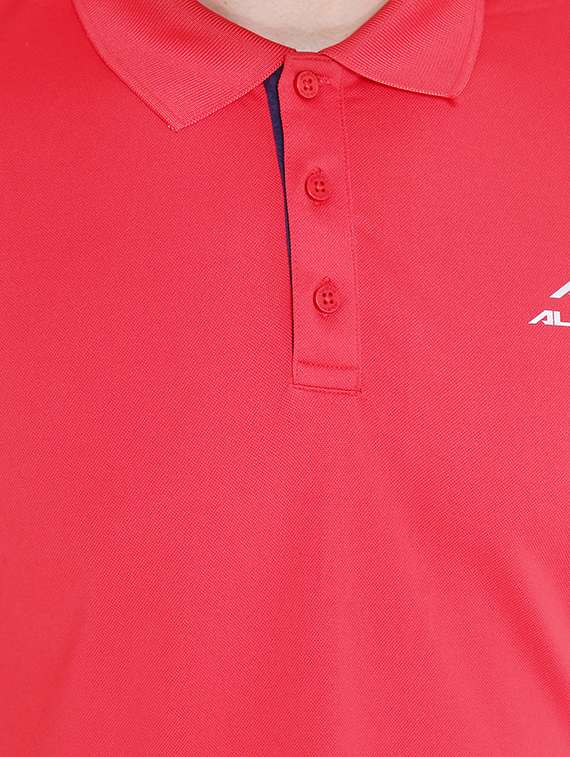 red polyester tshirt - 15141047 - Standard Image - 3