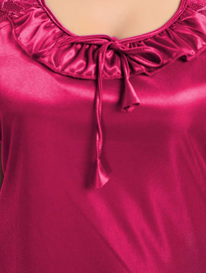 pink satin nighty - 15143293 -  Standard Image - 3